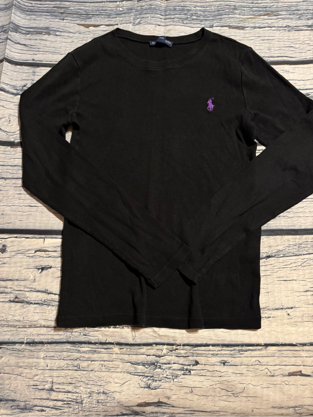 Women’s Medium Ralph Lauren Black Long Sleeve Tee